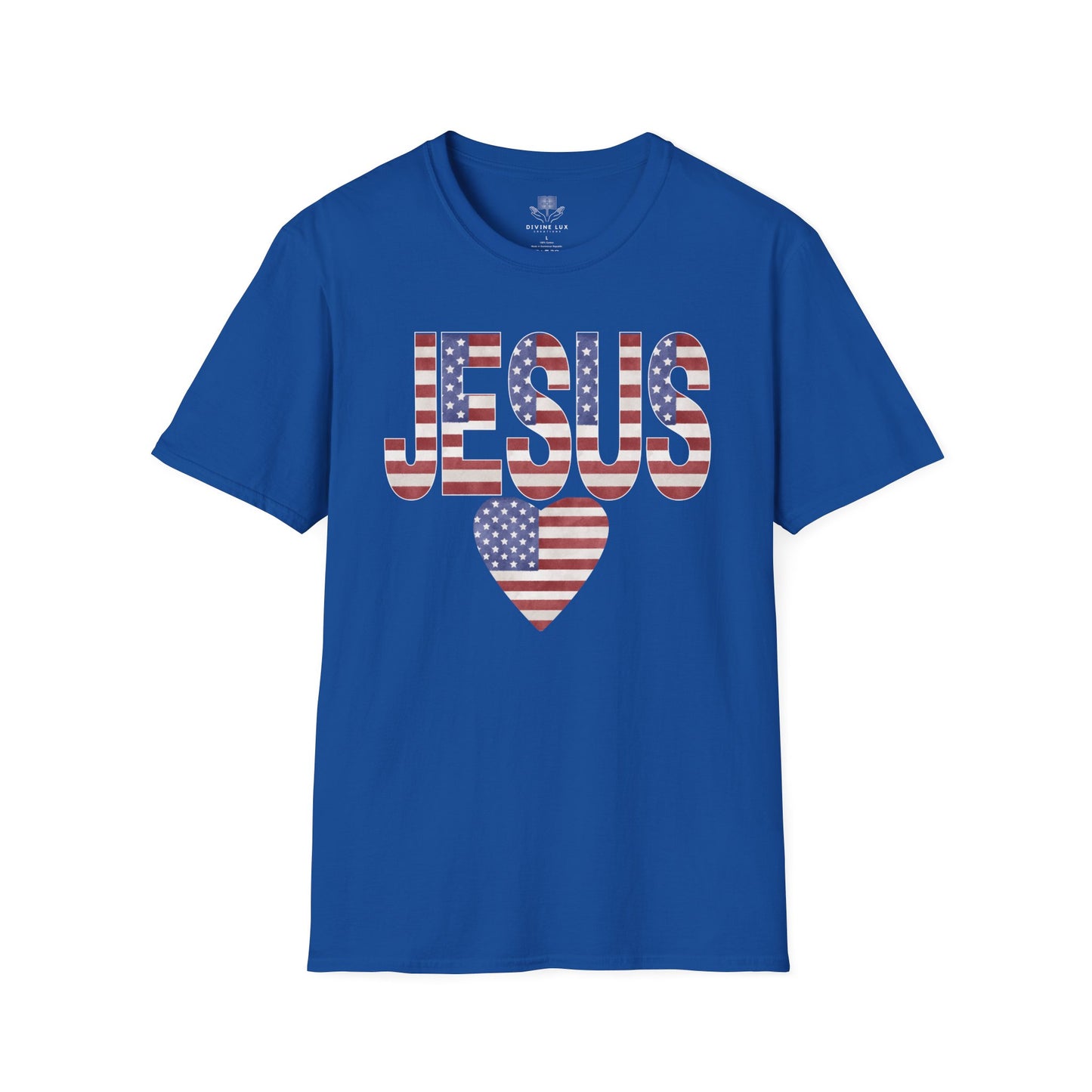 Heart Jesus! 4TH Of July Patriotic Unisex T-Shirt