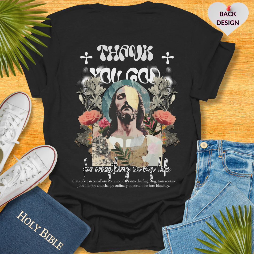 Boho Thank You God Unisex Christian T-Shirt