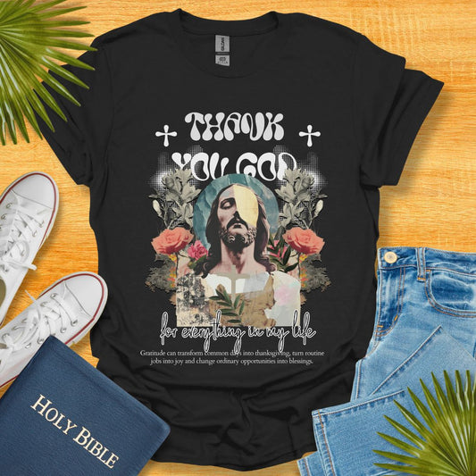 Boho Thank You God Christian Unisex T-Shirt