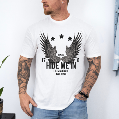 Hide Me In The Shadow Of Your Wings Unisex T-Shirt