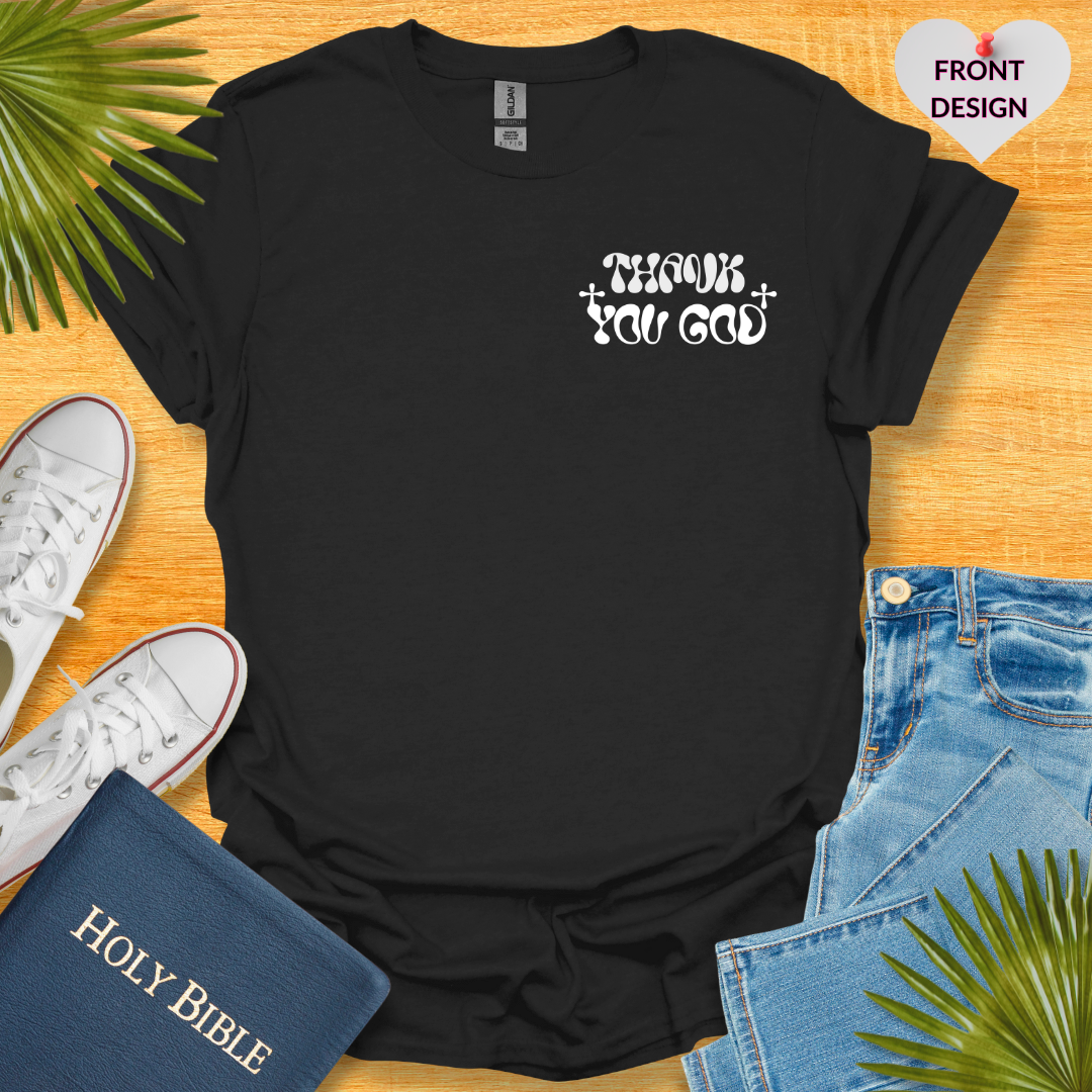 Boho Thank You God Unisex Christian T-Shirt