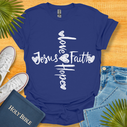 Jesus Love Hope Faith T-Shirt