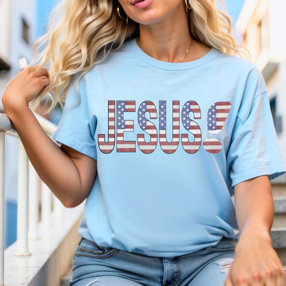 Jesus 4TH Of July Patriotic T-Shirt