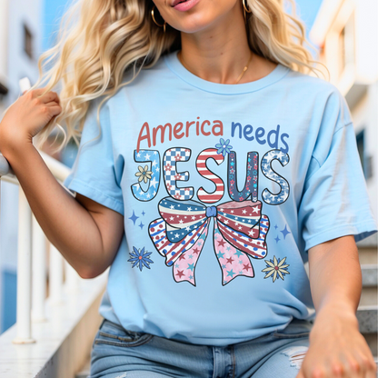 America Needs Jesus T-Shirt