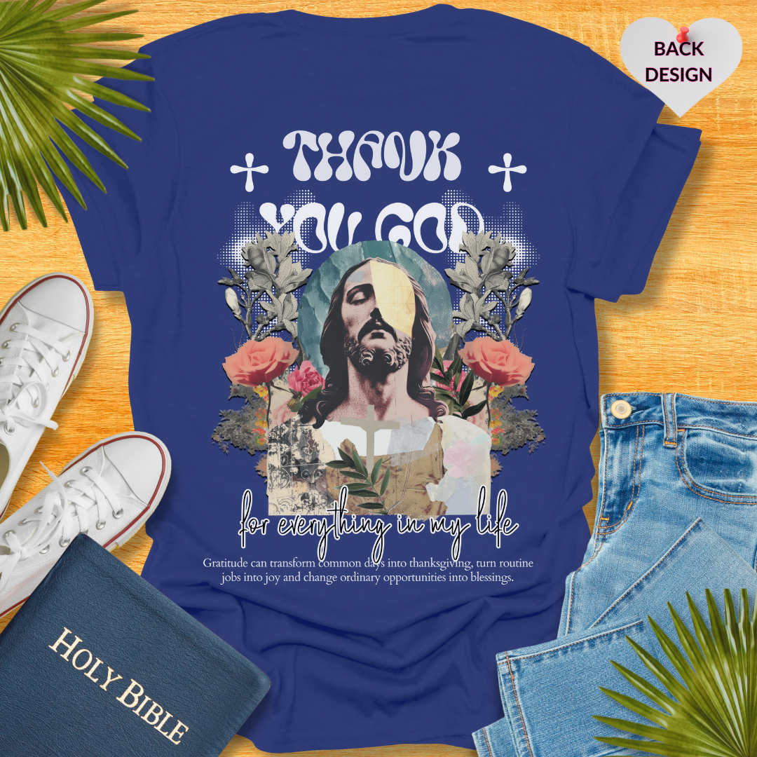 Boho Thank You God Unisex Christian T-Shirt