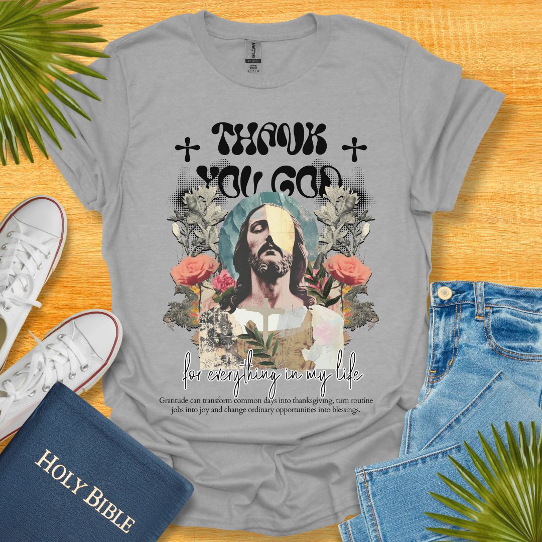 Boho Thank You God Christian Unisex T-Shirt