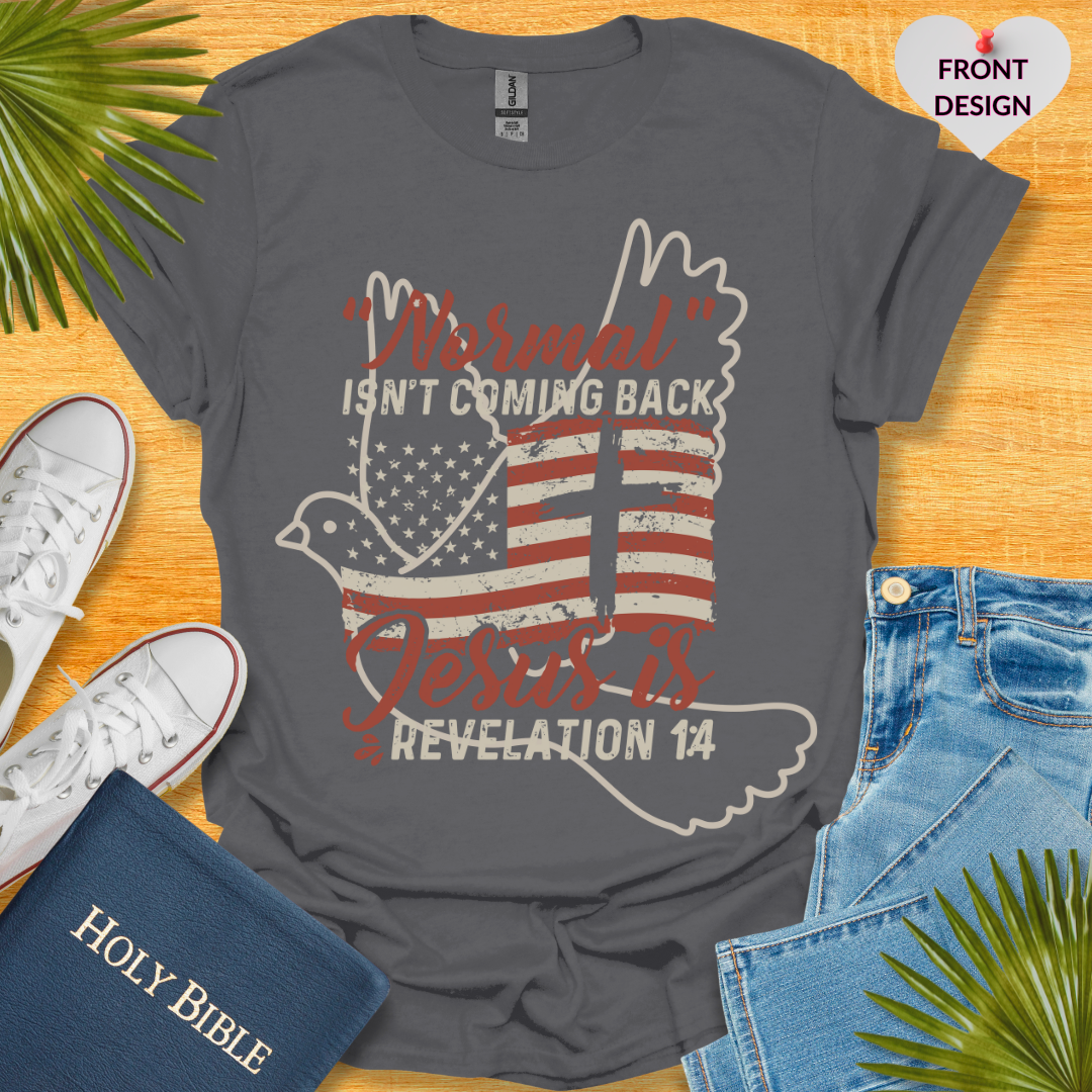 Normal Isn't Coming Back Jesus Is Dove T-Shirt