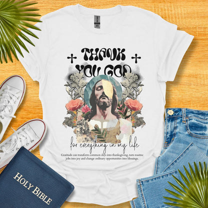 Boho Thank You God Christian Unisex T-Shirt