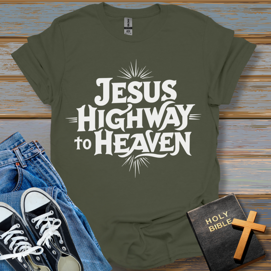 Jesus Highway To Heaven Unisex T-Shirt