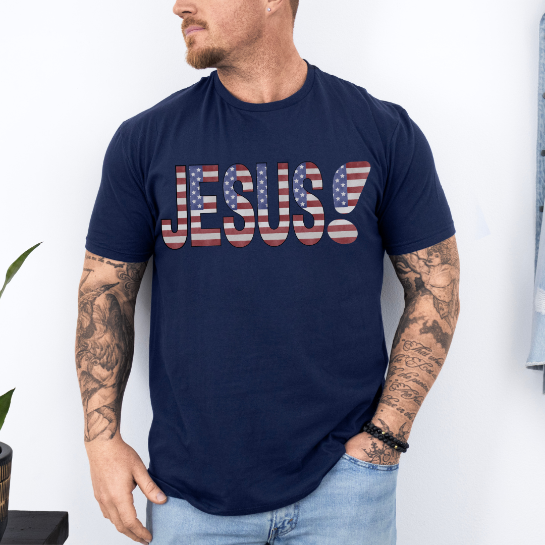 Jesus 4TH Of July Patriotic T-Shirt