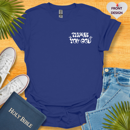 Boho Thank You God Unisex Christian T-Shirt