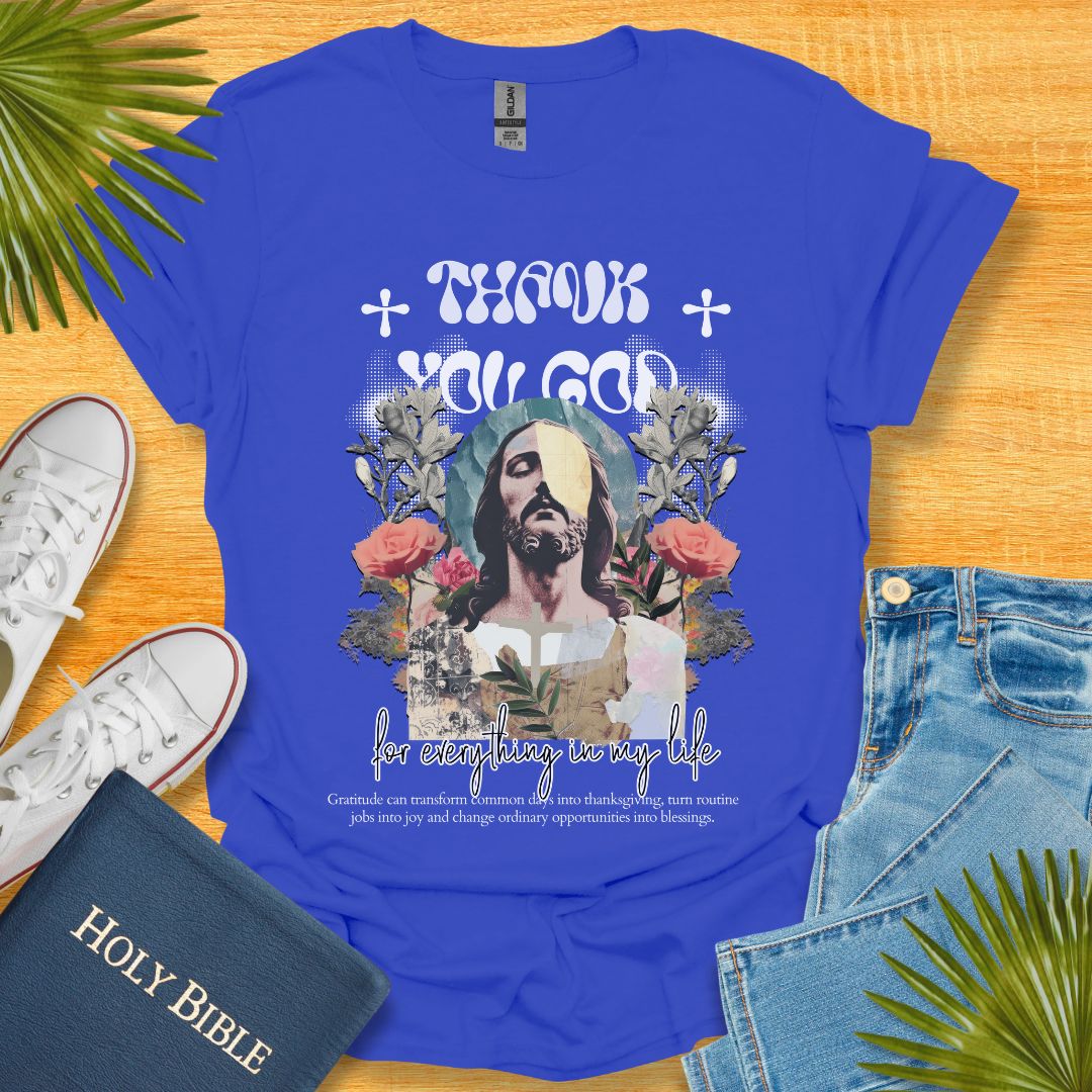 Boho Thank You God Christian Unisex T-Shirt