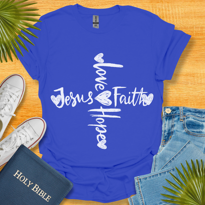 Jesus Love Hope Faith T-Shirt