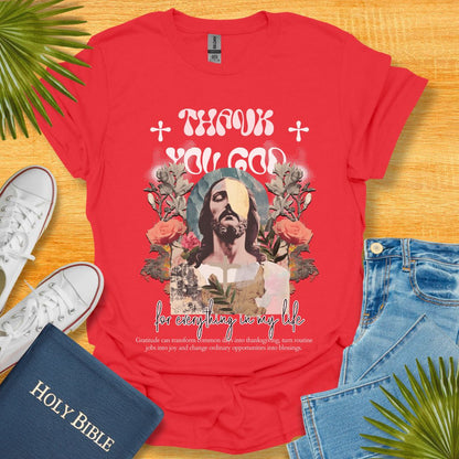 Boho Thank You God Christian Unisex T-Shirt