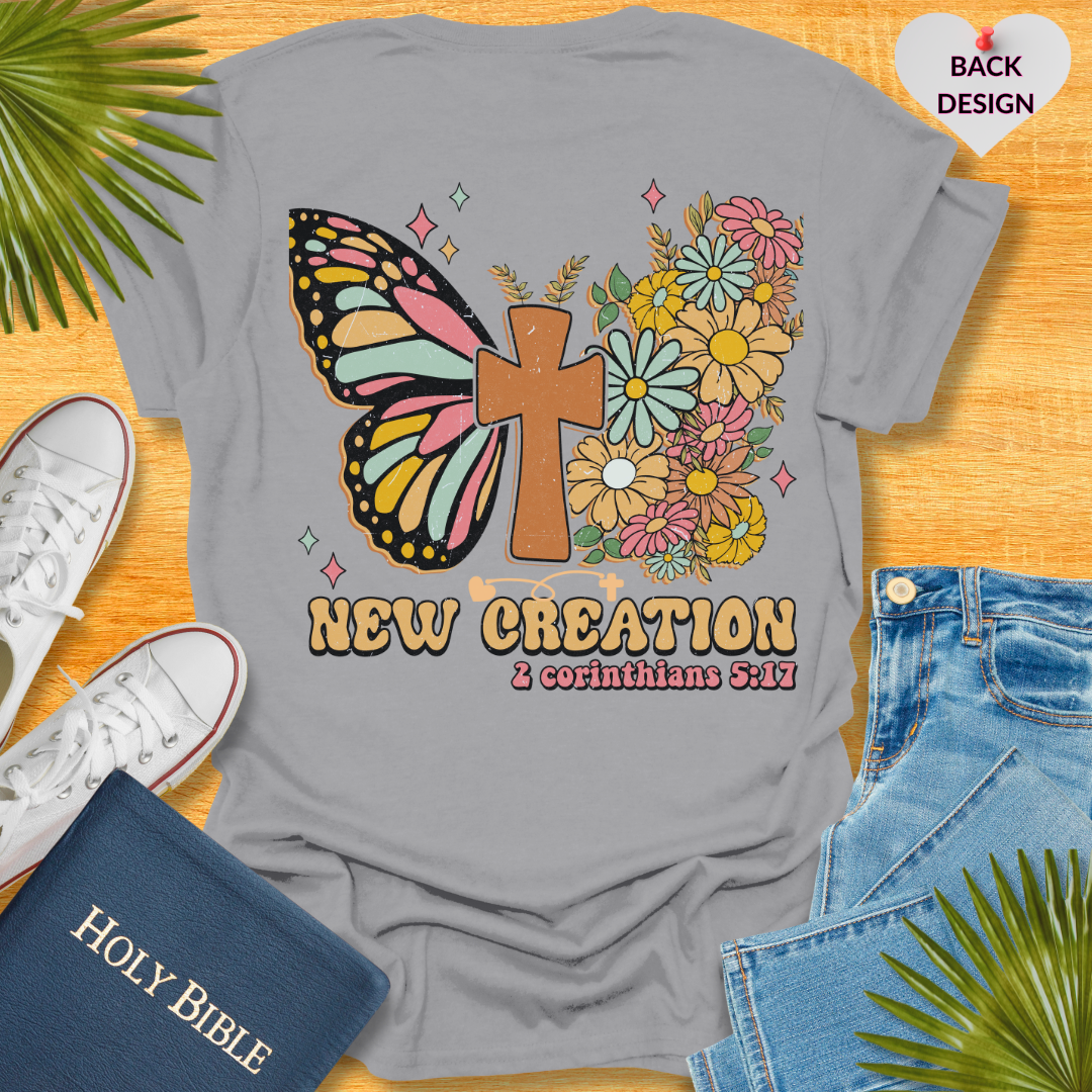 Butterfly Bible Verse T-Shirt