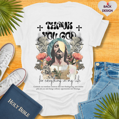 Boho Thank You God Unisex Christian T-Shirt