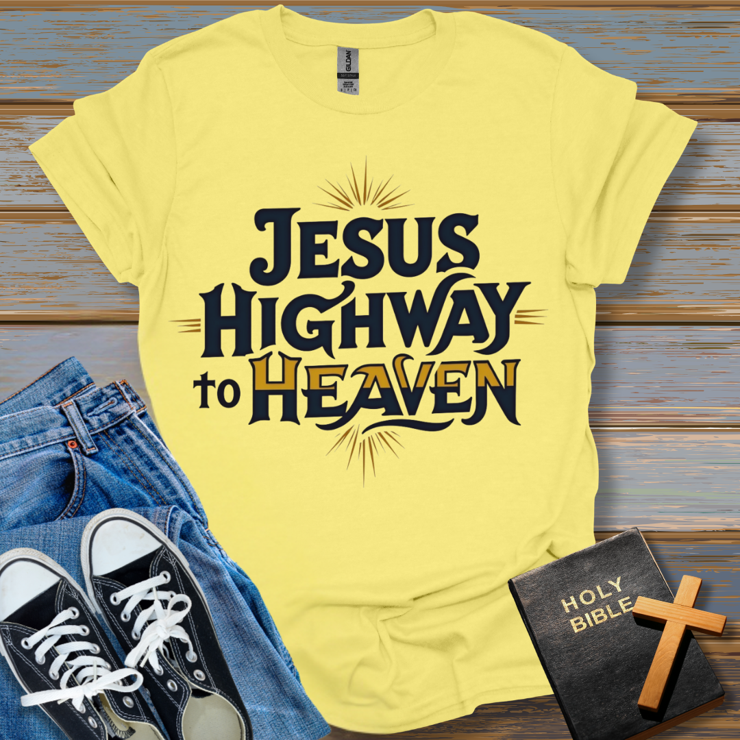 Jesus Highway To Heaven Unisex T-Shirt