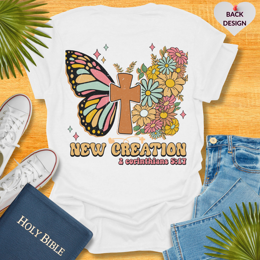 Butterfly Bible Verse T-Shirt