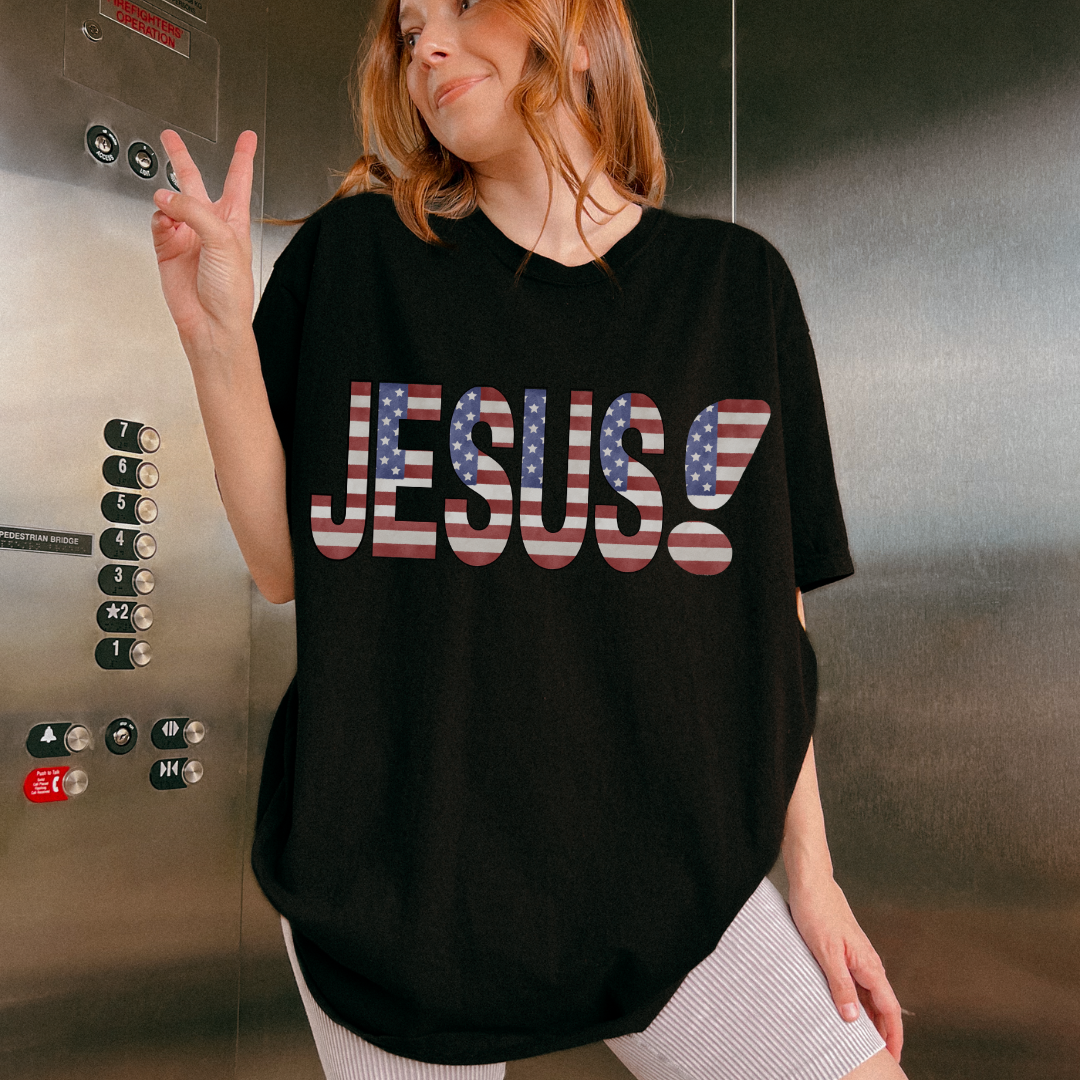 Jesus 4TH Of July Patriotic T-Shirt