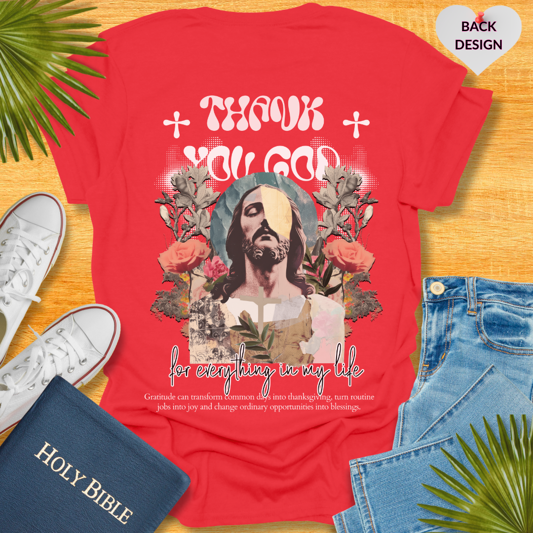 Boho Thank You God Unisex Christian T-Shirt