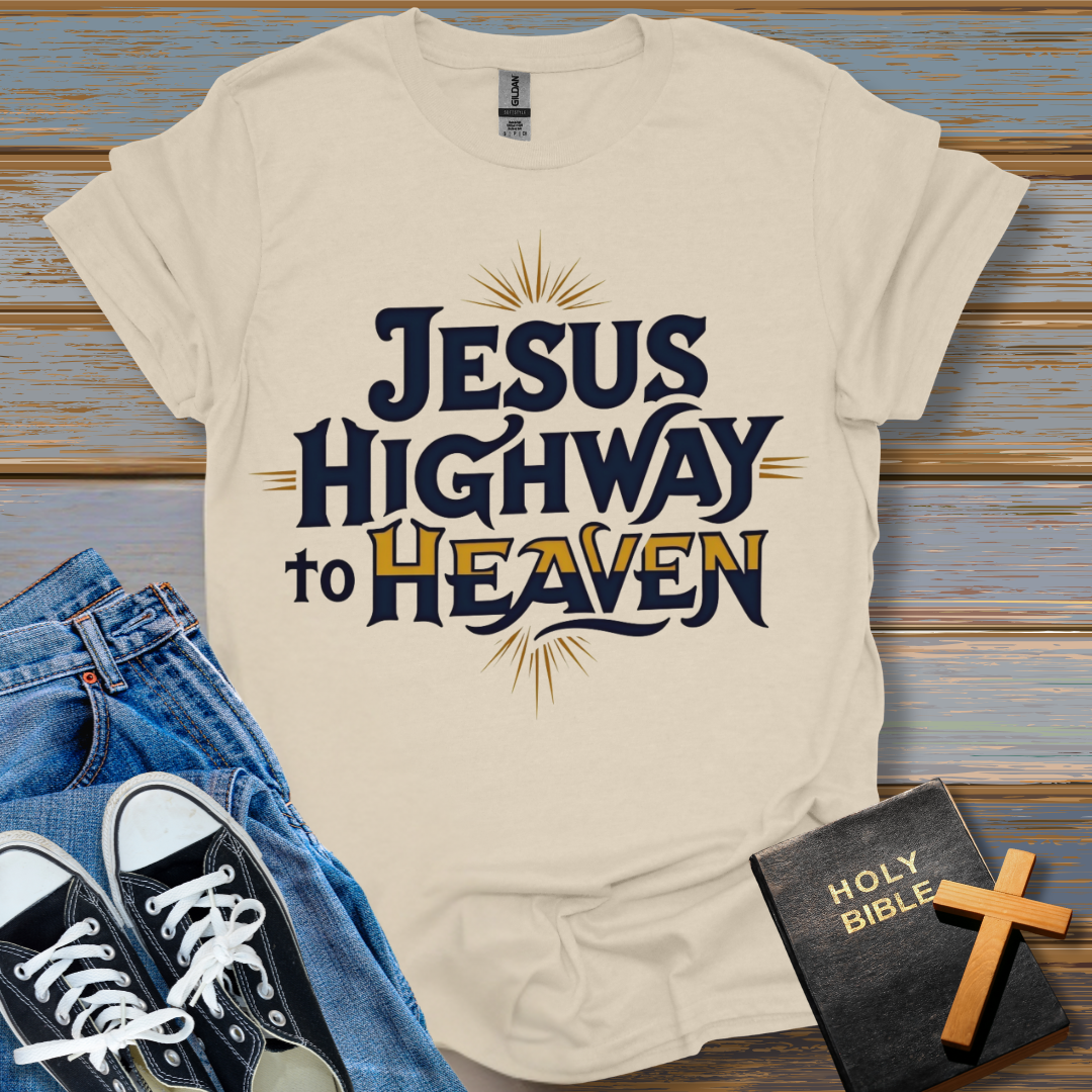 Jesus Highway To Heaven Unisex T-Shirt