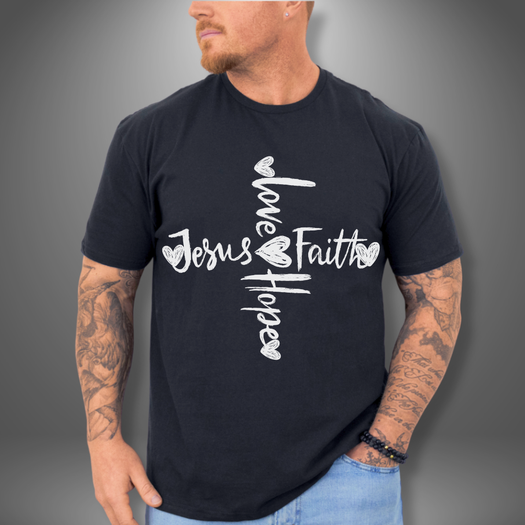 Jesus Love Hope Faith T-Shirt