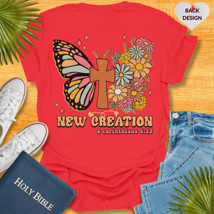 Butterfly Bible Verse T-Shirt