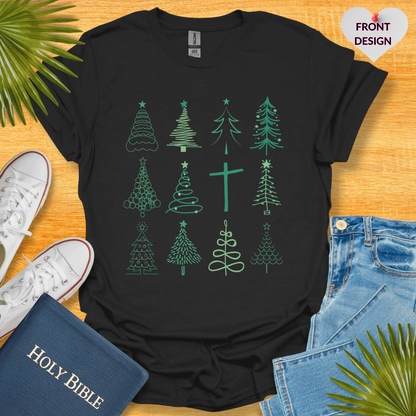 Christmas Trees Cross Unisex T-Shirt