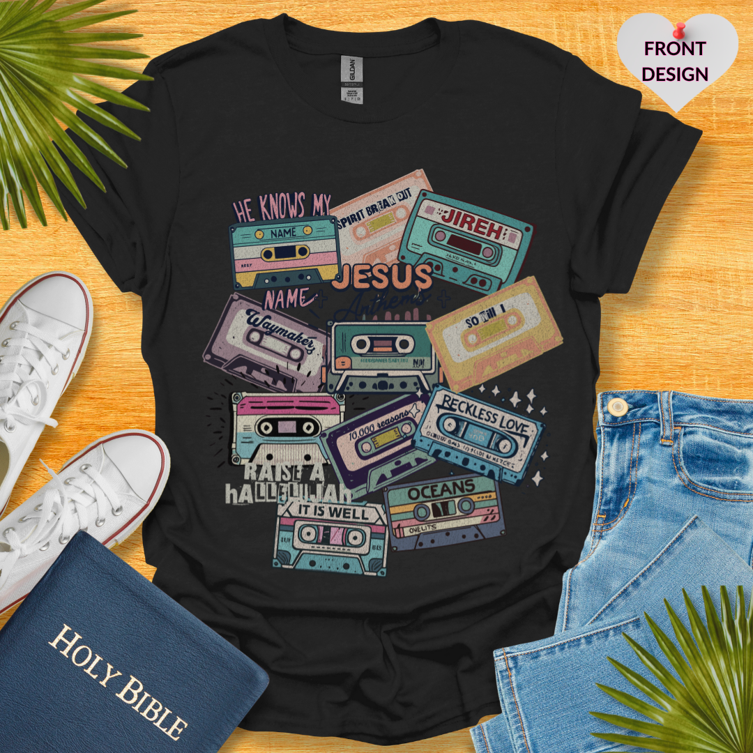 Jesus Anthems Retro T-Shirt