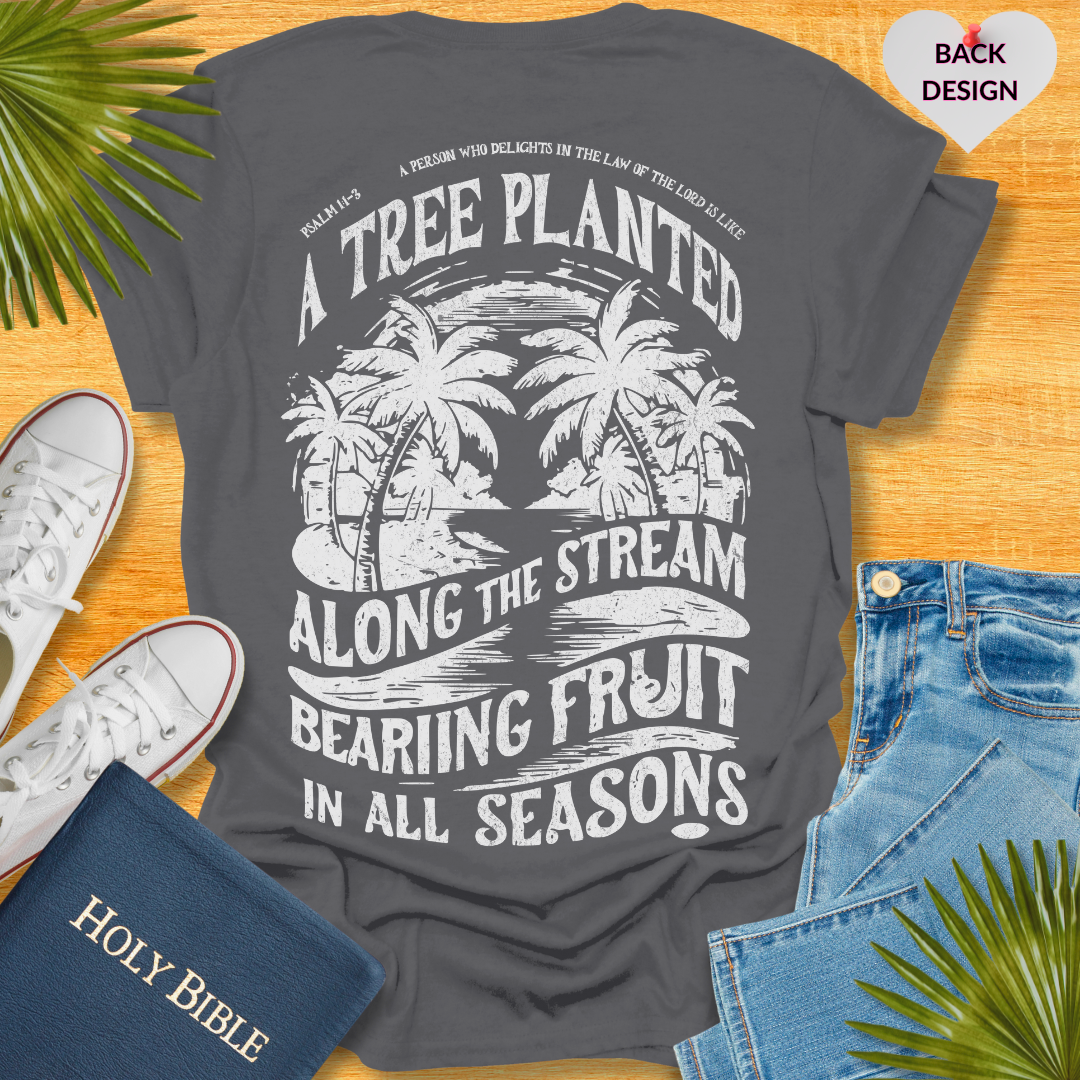 A Tree Planted Back Design T-Shirt