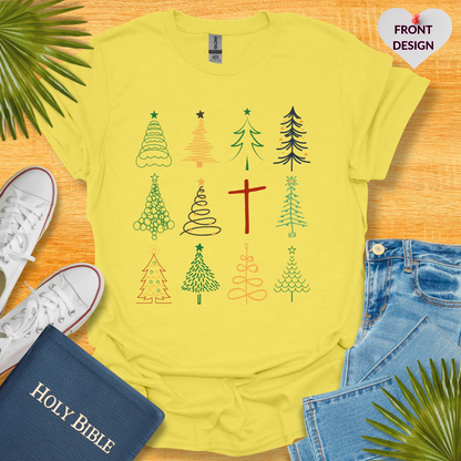 Christmas Trees Cross Unisex T-Shirt