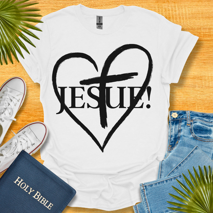 Jesus Heart Cross! T-Shirt