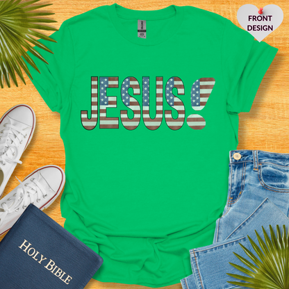 Jesus 4TH Of July Patriotic T-Shirt