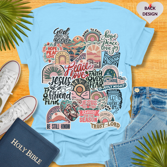 Inspirational Bible Verses Christian Retro T-Shirt