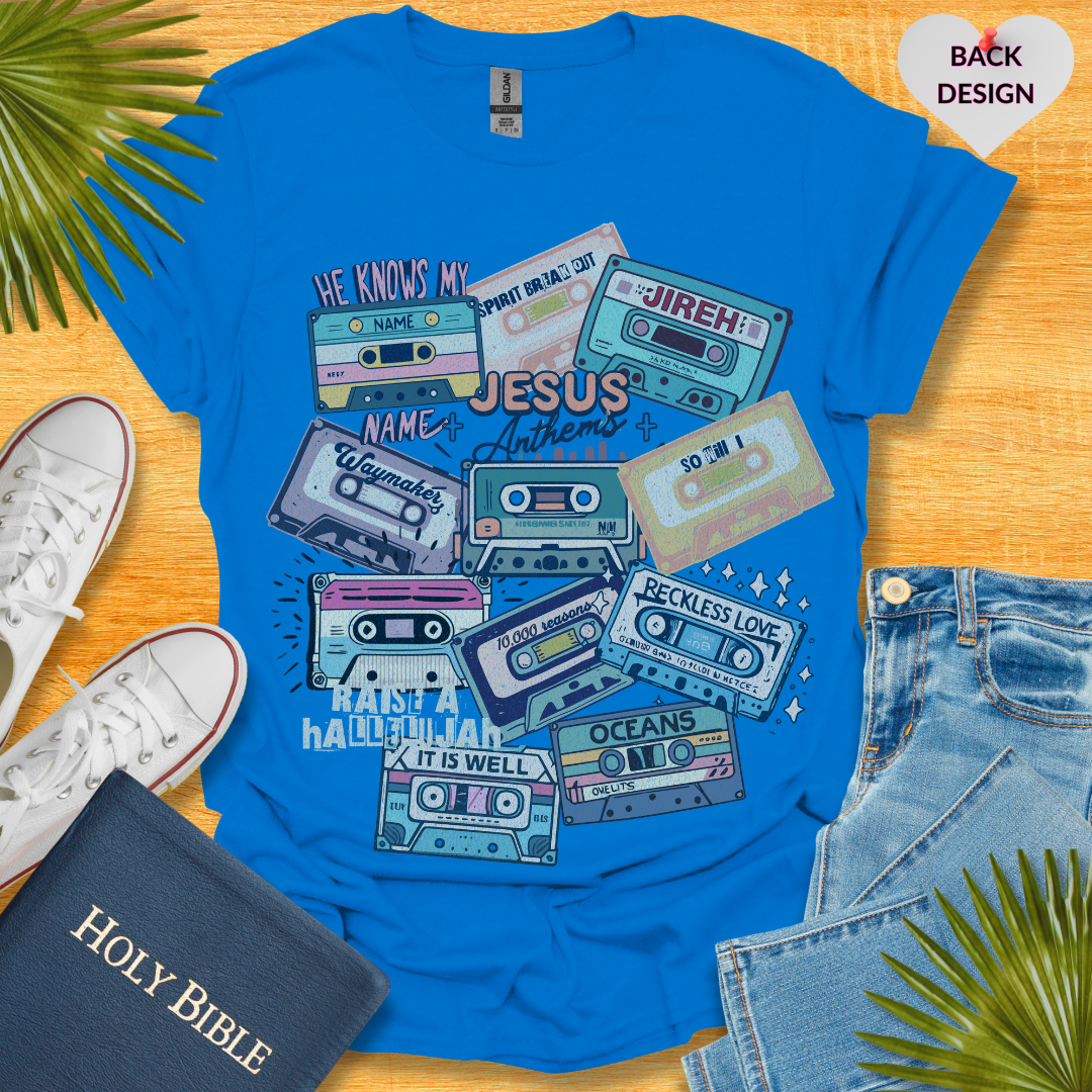 Jesus Anthems Retro T-Shirt