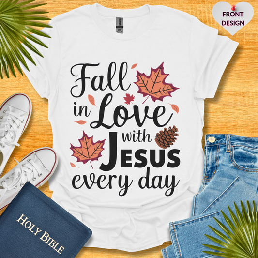 Fall in Love with Jesus Unisex T-Shirt